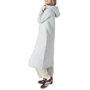 Lyla + Luxe Grey Jiminy Hooded Coatigan NWT Sz. L